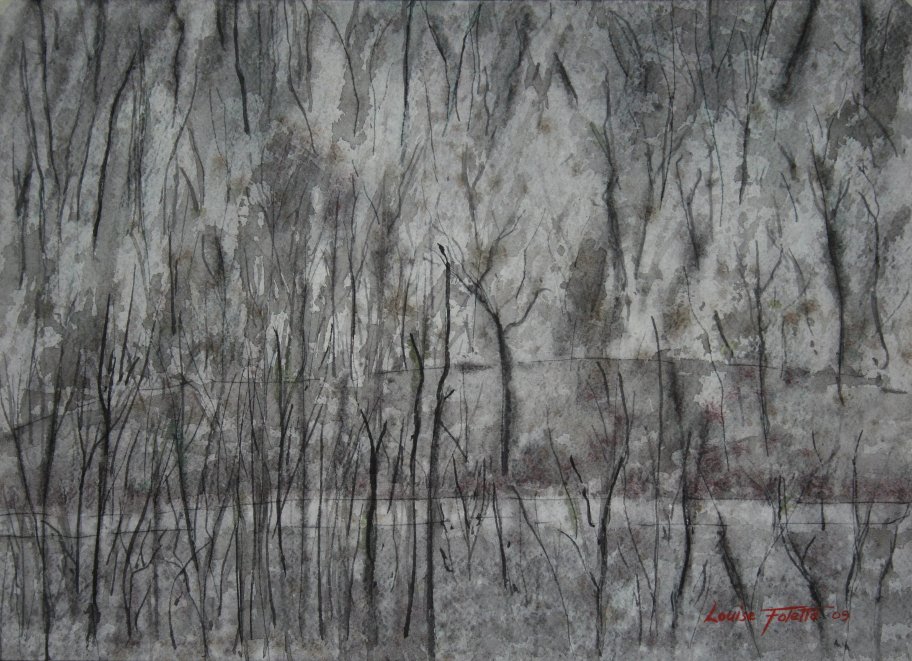 Burnt Kilometer - Australian Landscape - Louise Foletta